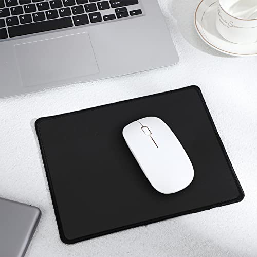Xuhal 100 Pack Mouse Pad with Stitched Brims Black Mouse Pad 2mm Non Slip Waterproof Computers Mousepads Bulk with Rubber Base Gaming Mouse Pads for Desk Laptop Office Home 7.09 x 8.66 x 0.08 Inches