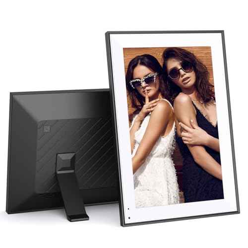 Digital Calendar 10.1-inch Digital Picture Frame - 16GB, IPS Touch Screen, Auto-Rotate, Slideshow, Load Photo Video from Phone to Digital Frame, Free Cloud Storage, Gift for Family Friends