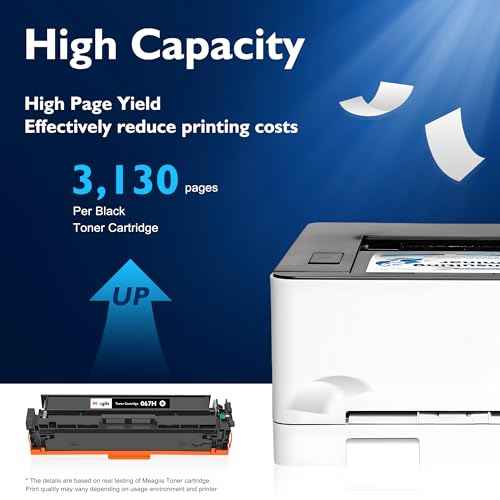 Compatible 067H Black Toner Cartridge Replacement for Canon 067H 067 Toner Cartridge High Yield for Color imageCLASS MF656Cdw MF654Cdw MF653Cdw LBP631Cw LBP632Cdw LBP633Cdw Printer (Black, 1-Pack)