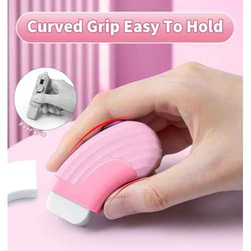 4+1 Pack Rubber Erasers Sliding Retractable Eraser, Large White Erasers for School Office Art Drawing Pencil Eraser for Kids- Pink