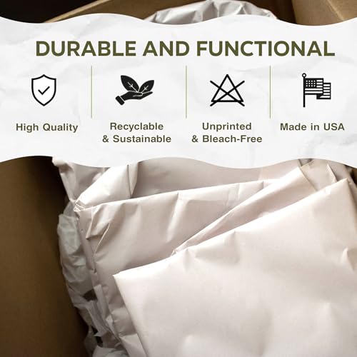 Newsprint Packing Paper - Sheets for Moving and Shipping 240 7.5 lbs,