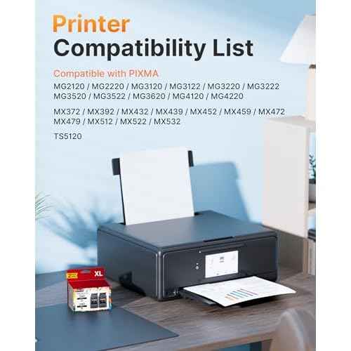 240XL Ink Cartridge Replacement for Canon 240XL Black Ink Cartridge, PG-240XL PG240 Works with PIXMA PIXMA MG3620 TS5120 MG3520 MG3220 MG2120 MG4220 MX392 MX452 MX522 Printer, 2 Pack Black