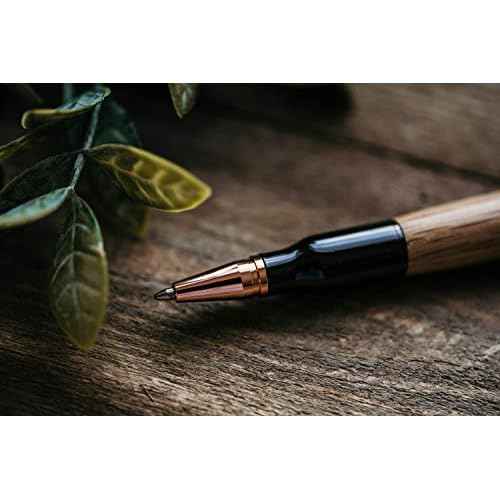 Whiskey Barrel Wood Bolt Action Ballpoint Pen (JD Whiskey Barrel, Pen Only)