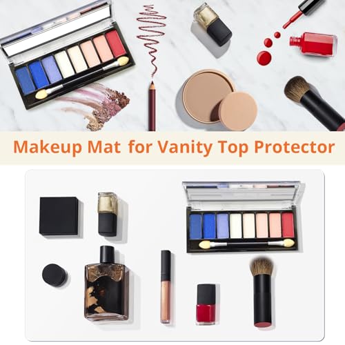 LovePads Clear 14x24-Inch Makeup Mat for Vanity and Dresser Cover