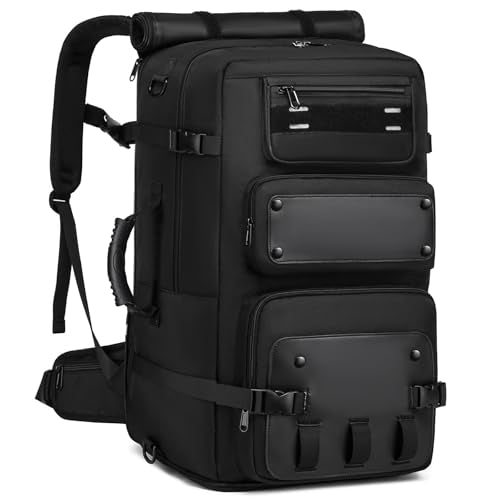 Large Carry on Travel Backpack, 50L Travel Backpack for Men Women Carry On Bags for Airplane fit 17 Inch Laptop, Nylon Duffle Luggage Bag