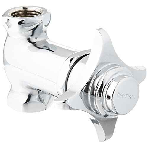 Central Brass 0331-1/2 Self-Close Straight Stop in Chrome