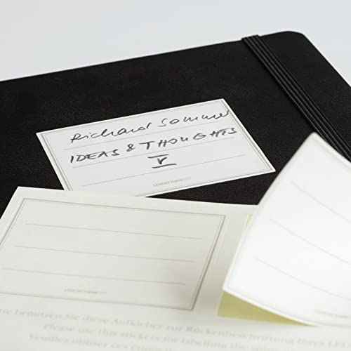 Leuchtturm1917 Hardcover Dotted Master Slim Notebook, Navy, A4