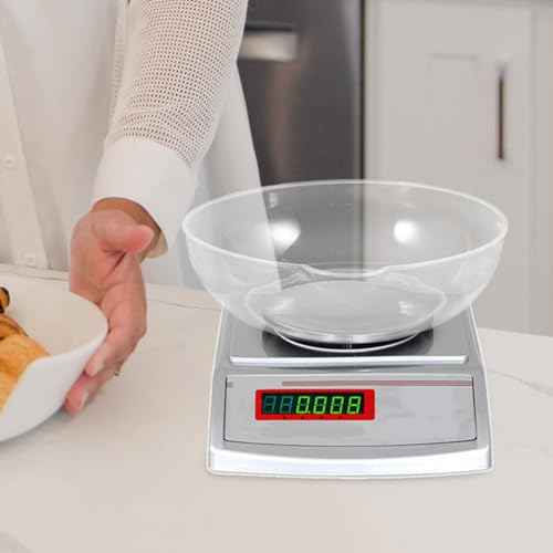 Kitchen Scale Tray 2Pcs Plastic Food Weighing Pan for Electronic Scales Reusable Tray with Large Capacity for Home and Baking Use