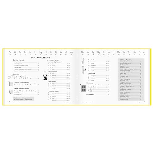 Learning Without Tears My Printing Book Student Workbook, Age 6+, 1st Grade+, Handwriting Practice, Writing Book, School & Home, Language Arts, Tutoring, Sensory