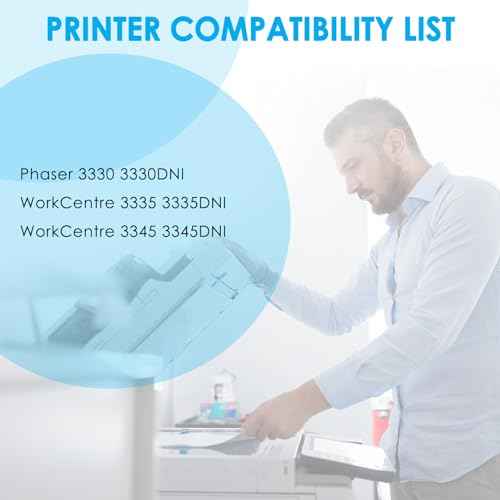 LeciRoba 106R03624 106R03622 15,000 Pages Extra High-Capacity Toner Cartridge Replacement for Xerox 106R03624 for Xerox Phaser 3330 Series, WorkCentre 3335 3345 Series Printer (Black, 1 Packs)