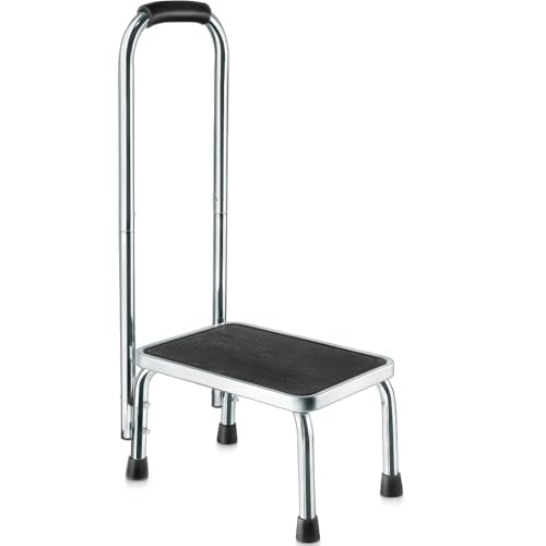 Adults Step Stool with Handle for Bedroom Kitchen Bathroom Use