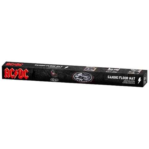 AC/DC - Non-Slip Gamer Floor Mat for Gaming Chairs and Office Chairs - 39 inch x 39 inch