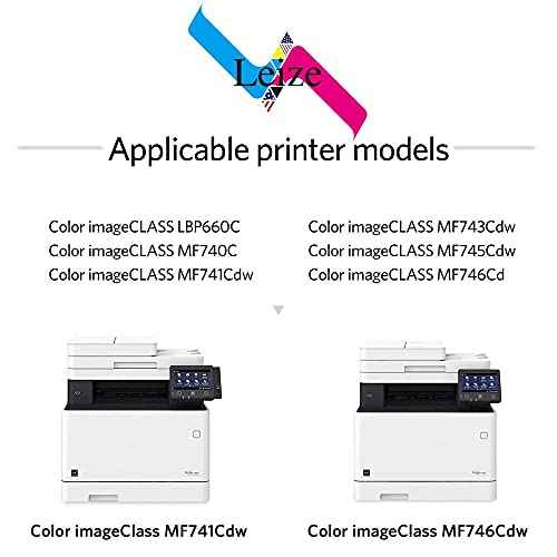 Leize Compatible Toner Cartridge Replacement for Canon 055H 055 CRG-055H Toner Cartridge High Capacity use for Color imageCLASS MF743Cdw MF741Cdw MF745Cdw MF746Cdw LBP664Cdw,1-Pack Black