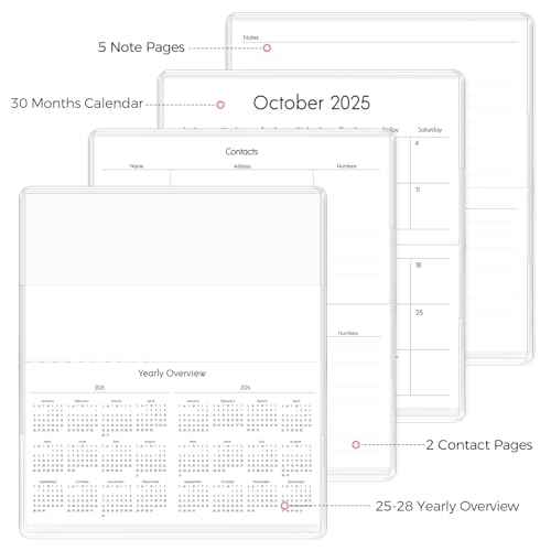Pocket Calendar 2025-2027 for Purse, 2025-2026 Pocket Planner 30 Months with Soft Waterproof Cover and Premium Paper, 6.5" x 3.5", Floral