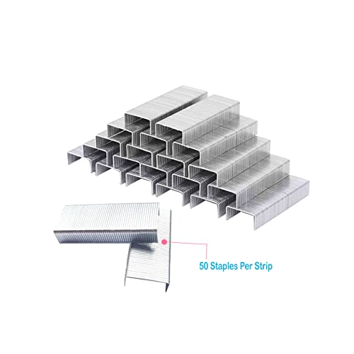 3000PCS No.10 Mini Staples for Small Staplers, Galvanized Steel