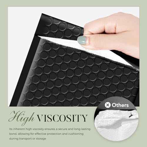 METRONIC Bubble Mailers 4x8 Inch 200 Pack Padded Envelopes Usable Size 4x7 Waterproof Black Padded Mailer Self Seal Adhesive Bubble Envelopes for Shipping Jewelry, Makeup, Small Business