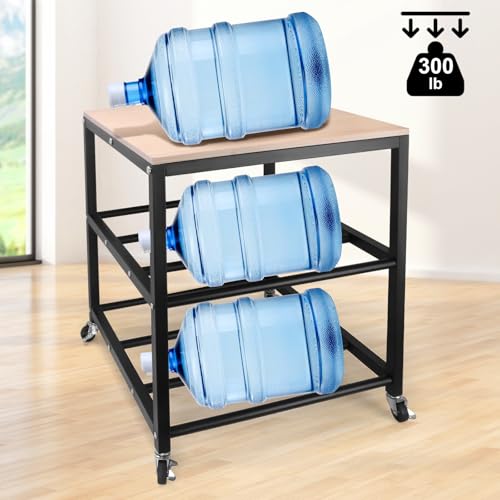 3D Printer Desk Table with Storage, Rolling Wheels ? Sturdy, Spacious Design for 3D Printers, Easy to Move for Home & Office Use