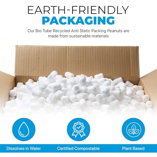 Biodegradable Shipping Packing Peanuts 0.5 cu ft