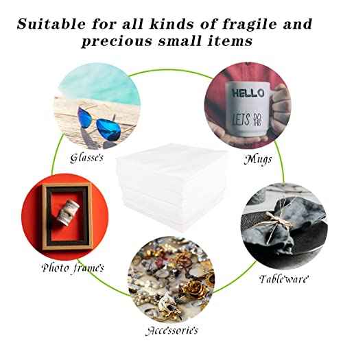 Moving supplies,200Pack Cushion Foam Pouches, Packing Supplies for Moving, Packing, Transportation and Storage, Incidental 120Fragile Stickers (16X16, 12X7.5, 10X10, 7.5X7.5)