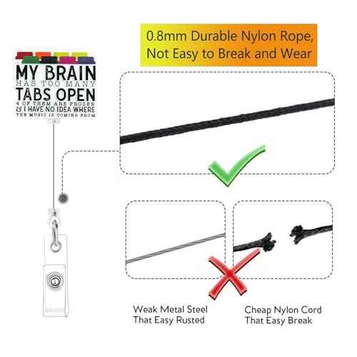 Funny Glitter Badge Reel,Retractable Badge Holder with Alligator Clip for Nurse Medical Worker Office