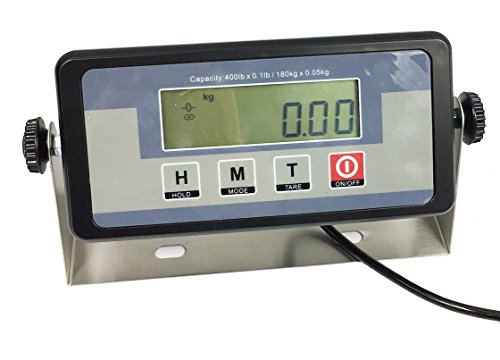 Heavy Duty Digital Shipping Scale 22x18 inch Stainless Steel Platform 400lb
