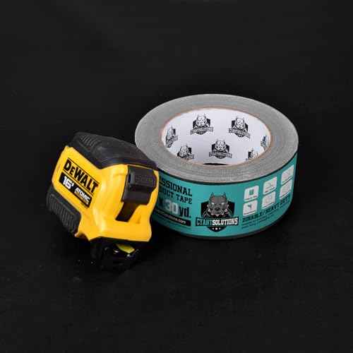 Black Duct Tape Heavy Duty, Super Strong Sticky and No Residue Black Waterproof Duct Tapes, Multi-Use Duct Tapes for Packaging, Binding, Material Handling, 1 Roll (2 Inch x 30 Yards)