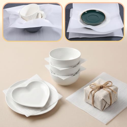 12"x12" Foam Wrap Sheets for Packing, 50 Pack Dish Packing Supplies