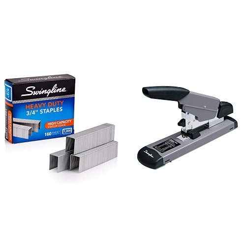 Swingline Heavy Duty Stapler (39005) and Swingline Heavy Duty Staples (35319) Bundle