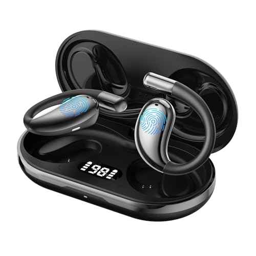 AI Language Translator Earbuds,OWS Real-Time 4-in-1 Translation Earbuds 144 Languages & Accents, Bluetooth 5.4 Translation Device for Travel/Business/Learning (J500plus Black)