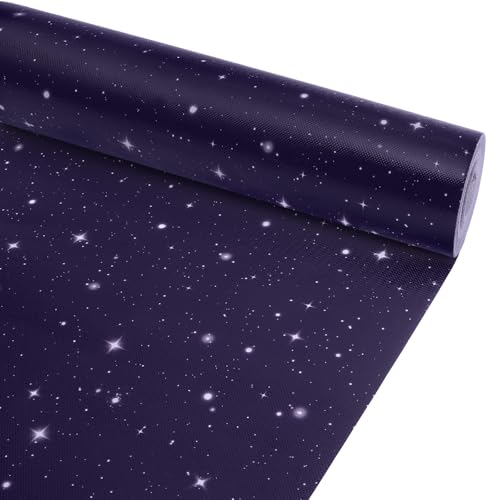 Purple Galaxy Space Bulletin Board Roll 15.55" x 40ft - Non-Woven Fabric Classroom Decor