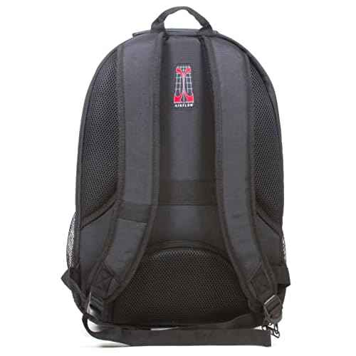 Dejuno Commuter Backpack Checkpoint-friendly 15.6" Laptop Pocket - Black Laptop Backpack, Black