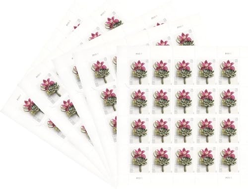 Forever Stamp Set: Contemporary Boutonniere, 100 Stamps (Sheet of 20 x5) USPS