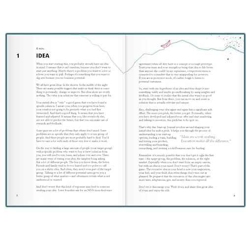 LEUCHTTURM1917 Start-up Journal, Hardcover, 294 Numbered Pages, Stone Blue (363844)