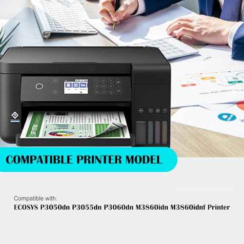 TK3172 TK-3172 Black Toner Cartridge Compatible 1T02T80US0 Toner Kit Replacement for Kyo cera ECOSYS P3050dn P3055dn P3060dn M3860idn M3860idnf Printers(2-Pack)