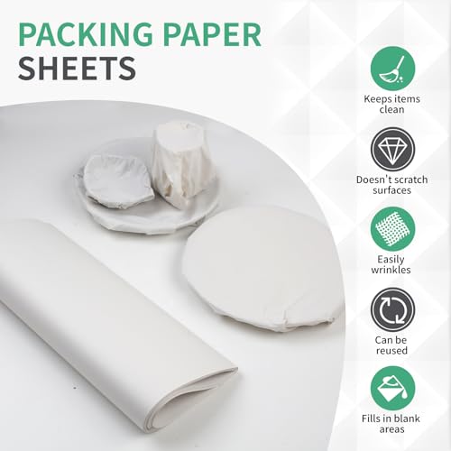 14" x 22" Packing Paper, Paper Sheets for Moving, Newsprint Shipping,