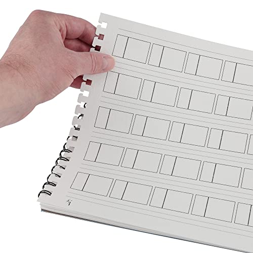 Painters Color Diary - 9x12 140lb Spiral-Bound Acid-Free Color Swatch Book with 10 Pages for Watercolor & Mixed Media - 2 Pack