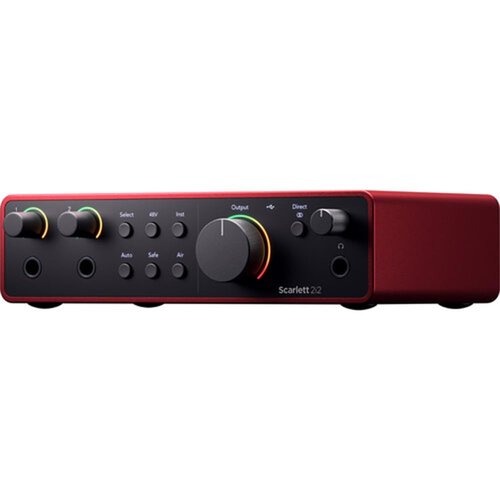 Focusrite Scarlett 2i2 USB-C Audio Interface (4th Gen) Bundle with Aston Microphones Element Microphone KIT and Kellards XLR-P20T Pro 20 ft XLR Microphone Cable, XLR Male to Female Cable 3-Pin