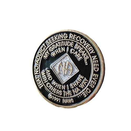 1 Year Blue NA Medallion Official Narcotics Anonymous Chip