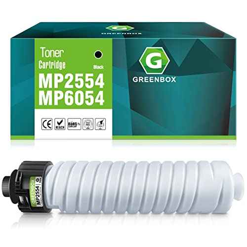 GREENBOX Black Toner Cartridge Compatible for MP2554, MP2555, MP3054, MP3055, MP3554, MP3555, MP4054, MP4055, MP5054, MP5055, MP6054, MP6055, IM2500, IM3500, IM4000, IM5000, IM6000, 841999