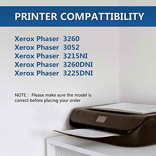 Compatible X3260 3260 106R02777 3215 Toner Cartridge Replacement for Xerox WorkCentre 3215 Toner Cartridge for Xerox Phaser 3215 3260 3260DNI 3052 3215NI 3225DNI Printer-High Yield 3,000 Pages