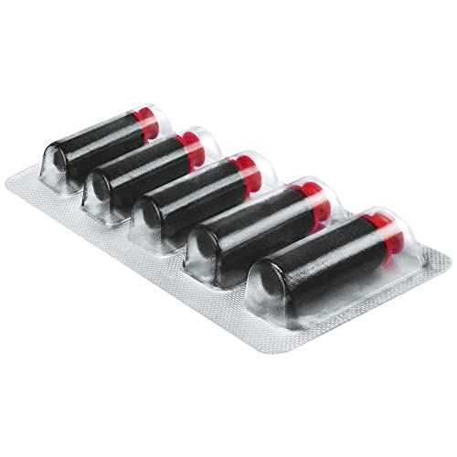 AVERY Meto Ink Rolls, for Meto Basic S Price Guns, Black Ink, for 0.47" x 0.87" (12 x 22mm) Labels, 5 Total (88300)