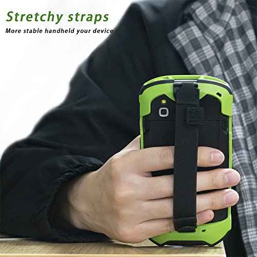 IYOUBOL Protective Cover Bumper Case Rugged Boot with Hand Strap for Zebra TC51 TC510K TC52 TC56 TC57 (Green)