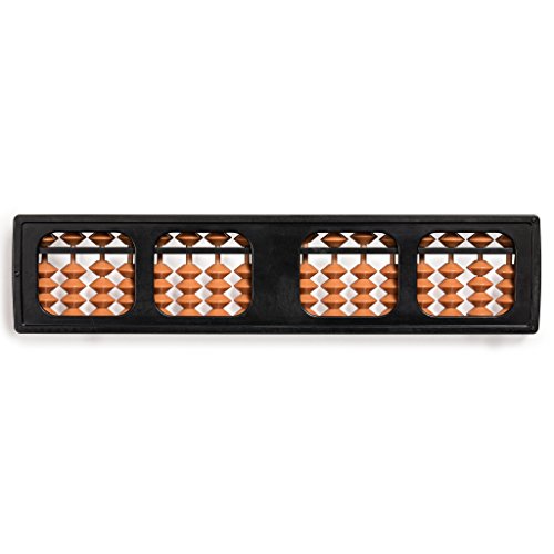 Yellow Mountain Imports 10.5 inch Standard Soroban Abacus - 17 Columns, Classic Montessori Math Tool