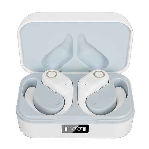 Language Translator Earbuds,Voice Translator Device 144 Languages with Charging Case,Translator Earbuds Noise Reduction Stereo Translation Headphones (White)