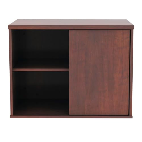 Alera ALE Open Office Low Storage Cab Cred, 29 1/2w x 19 1/8d x 22 7/8h, Espresso