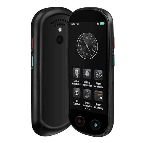 Translator Device - AI Translation Device with 150+ Languages, Upgraded Real Time Ai Language Translator, Instant Two-Way Communication Device for Travel Business Learning
