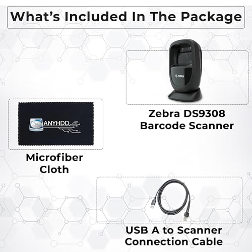 ANYHDD DS9308 Presentation Barcode Scanner 1D/2D USB-A Corded