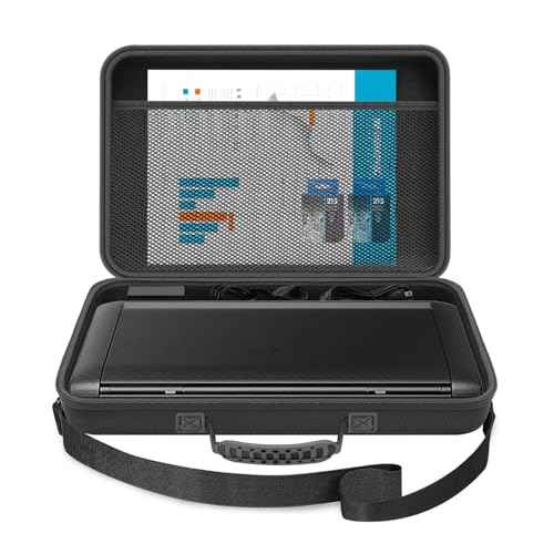 Hard Travel Case for Epson Workforce WF-110 / WF-100 Wireless Mobile Printer, Printer Storage Bag Organizer (Case Only)
