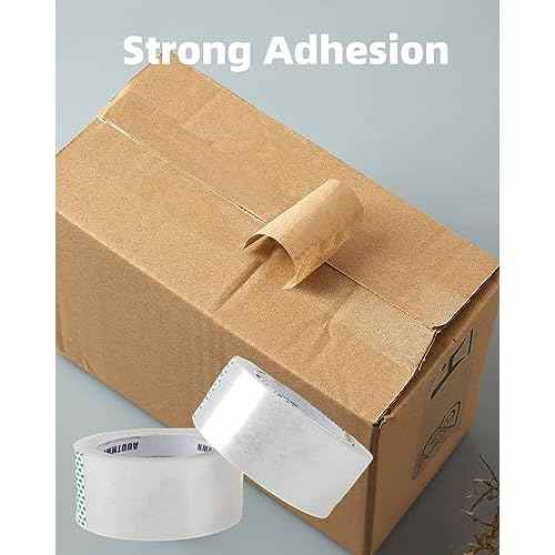 Packing Tape Refills, Clear, Packaging Tape Heavy Duty Designed for Moving, Shipping and Packing, Mailing,1.88" x 60 yds, 2 Rolls