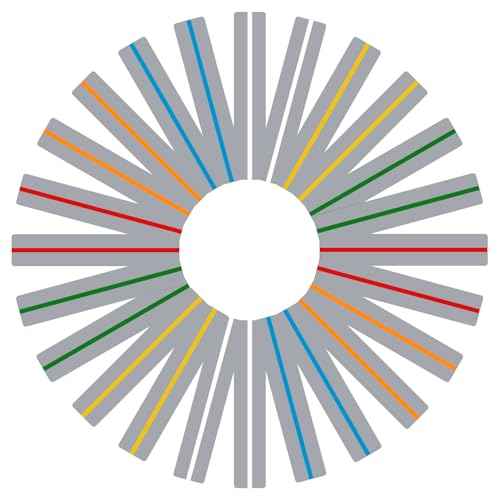 24 Pieces Guided Reading Strips,6 Colors Overlay Highlight Bookmarks, Dyslexia Reading Tools for Kids, Teachers